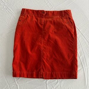 Corduroy Orange J. Crew Skirt ☄️